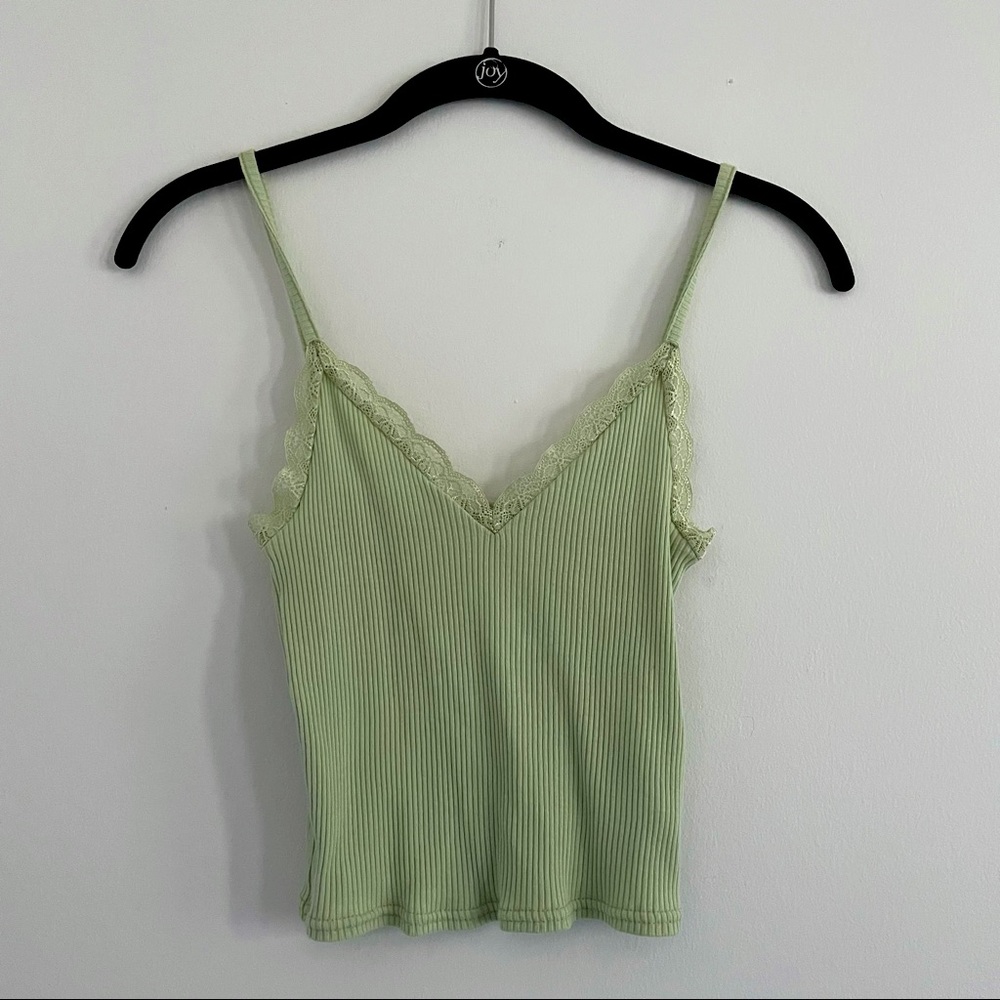 sage green urban outfitters tank top